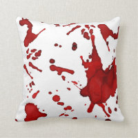 coussin d'éclaboussure de sang