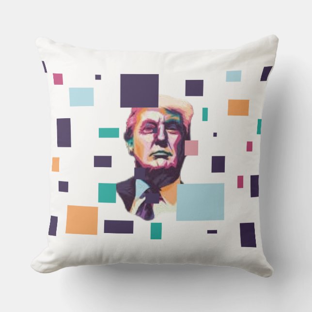Coussin Décoder Le Visage Du Pouvoir. (Recto)