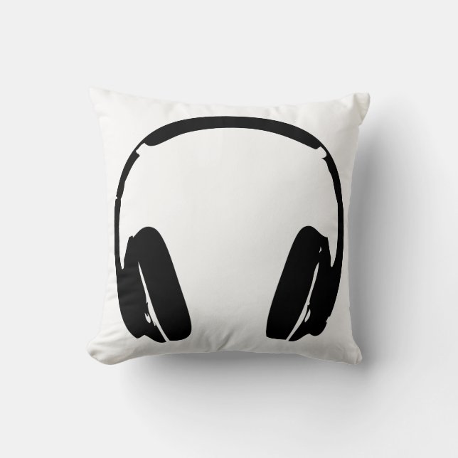 Coussin Décor casque Hip hop (Recto)
