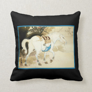 Coussin Décor chic d'art japonais de bois de graveur de
