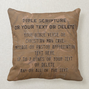 Coussin Décor chrétien rustique, Cadeaux d'appréciation de