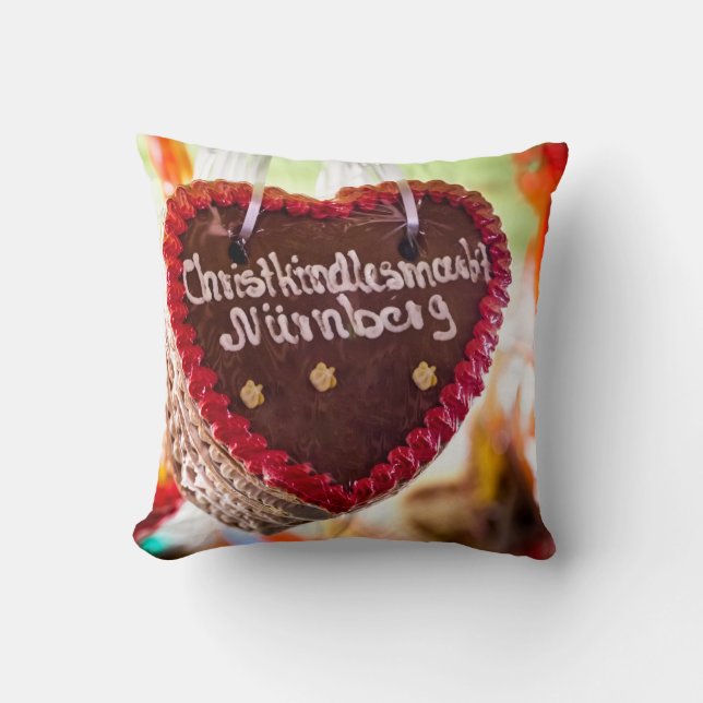 Coussin Décor de Noël de Bavière, Allemagne (Recto)