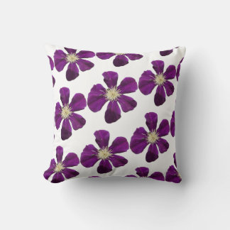 Coussin Décor Jackmanii Clematis