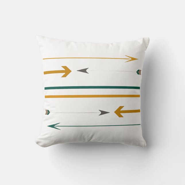 Coussin Décor maison moderne avec des graphiques à flèches (Recto)