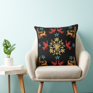 Coussin Décor mexicain Otomi