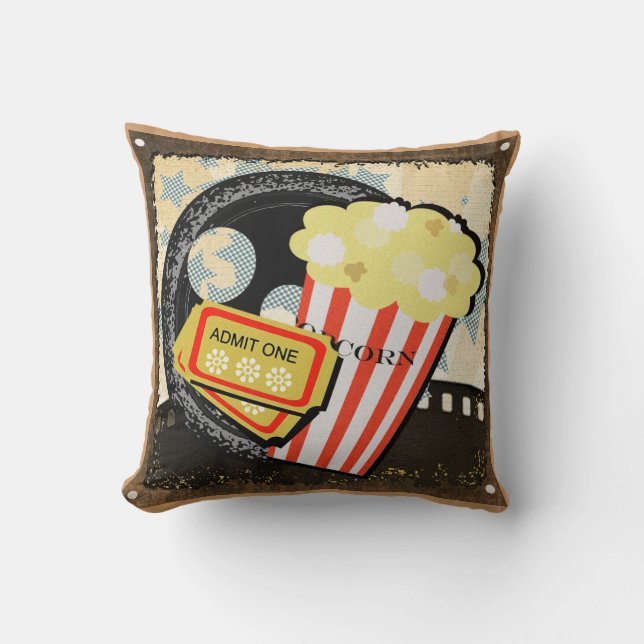 Coussin Décor parfait de pièce de divertissement - (Recto)