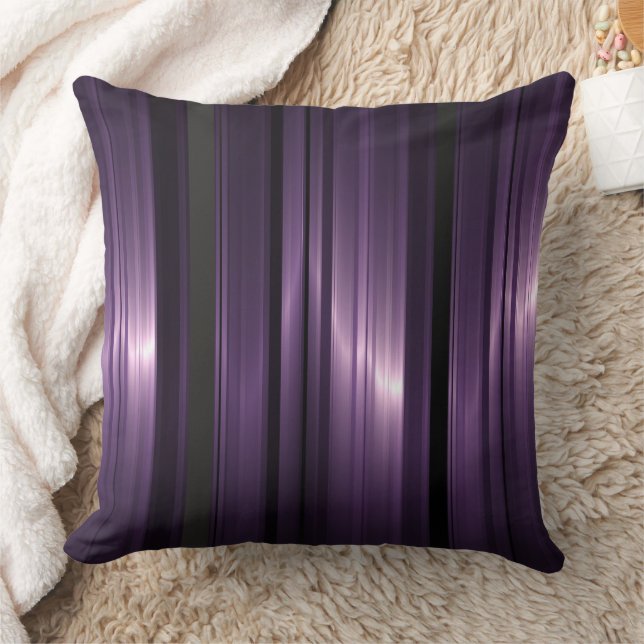 Coussin Décor rayé brillant (Couverture)