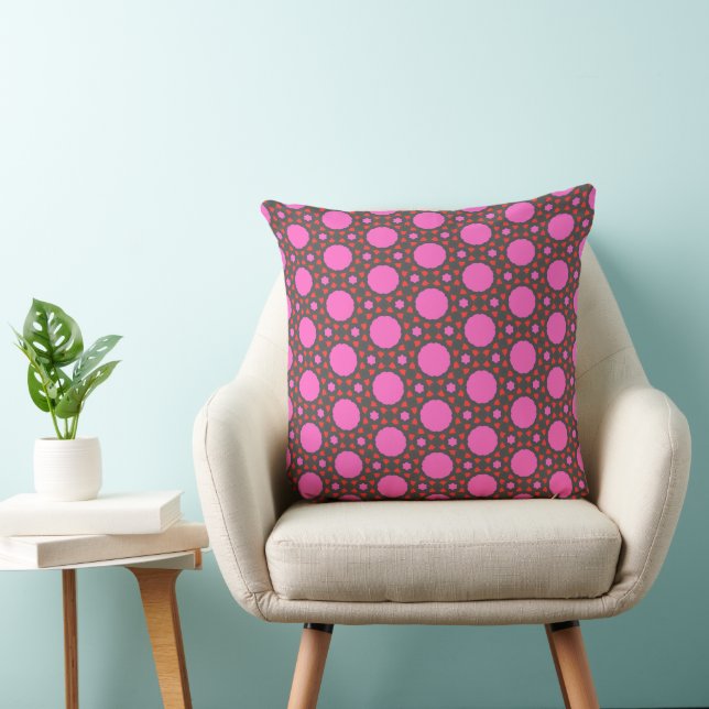 Coussin Décor rose (Chaise)
