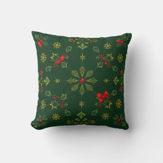 Coussin Décor Vert