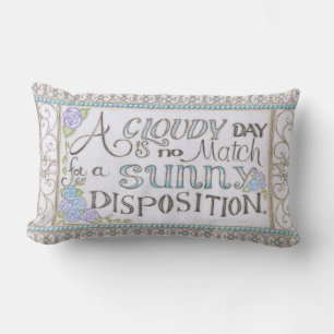 Coussin décoratif à disposition ensoleillée