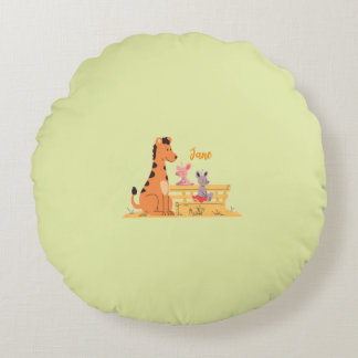 Coussin décoratif à motif animal coloré