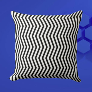 Coussin décoratif à motif de lignes géométriques m