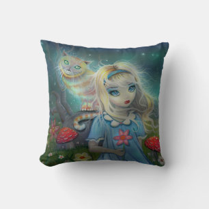 Coussin décoratif Alice au pays des merveilles