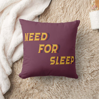 Coussin décoratif Besoin de sommeil