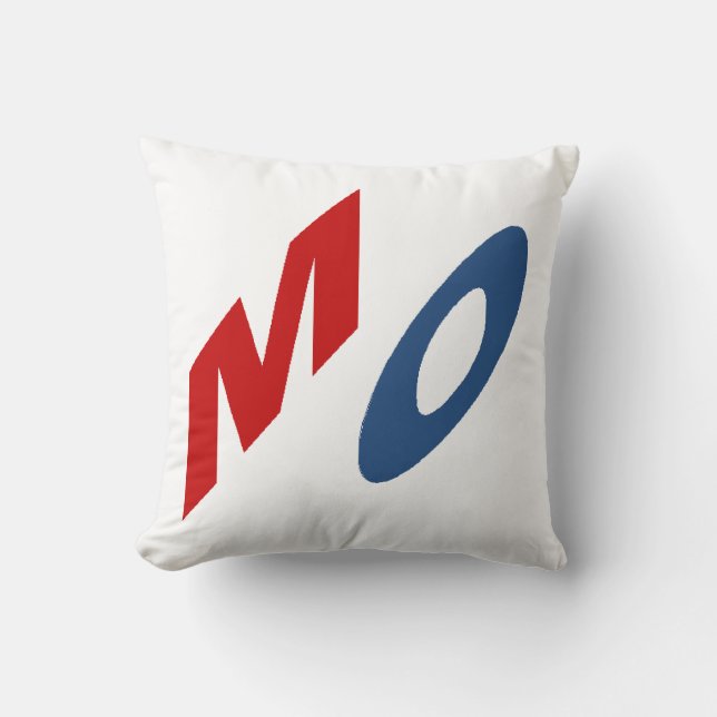 Coussin décoratif  blanc MISSOURI (Recto)