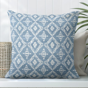 Coussin décoratif bleu clair