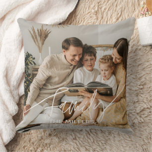 Coussin décoratif bohème chic et cosy avec texte s