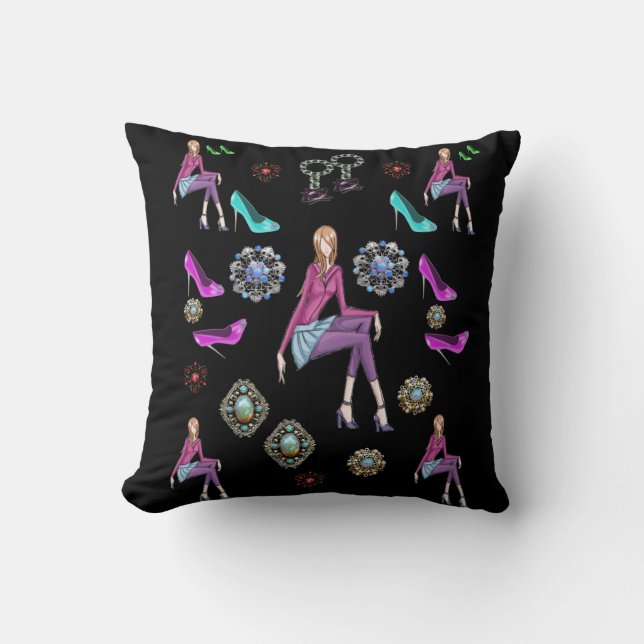 coussin décoratif chaussures (Recto)