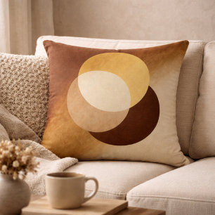 Coussin décoratif chevauchant Burnished Luxe ivoir