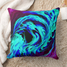 coussin décoratif "Cosmic Vortex"