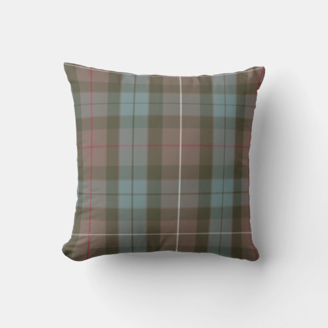 coussin décoratif de divan d'accent de tartan de (Recto)