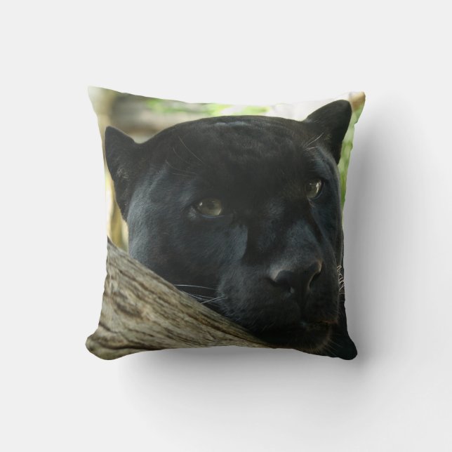 Coussin décoratif de la Panthère noire (Recto)
