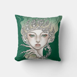 Coussin décoratif Déesse des arbres vertes