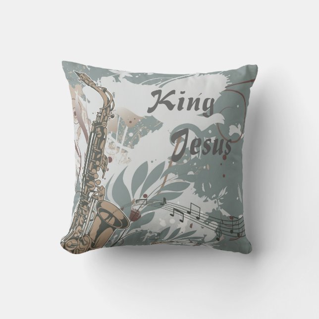 Coussin décoratif du roi Jésus (Recto)