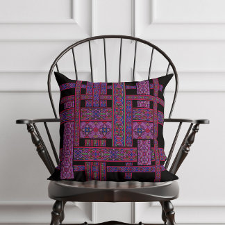 Coussin décoratif en verre teinté Violet Aurora