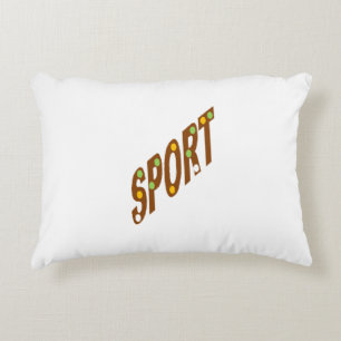 Coussin décoratif enfants SPORT CHOCOLAT BONBONS