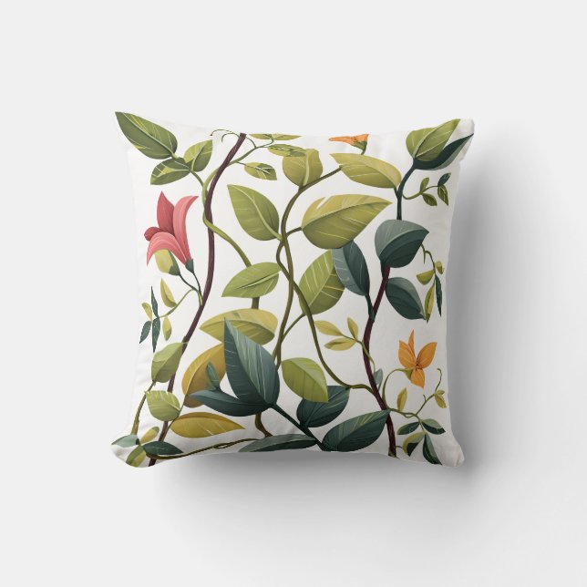 Coussin décoratif Floral Bloom – Le charme de la n (Recto)