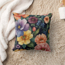 🌸 Coussin décoratif Floral Elegance 🌸