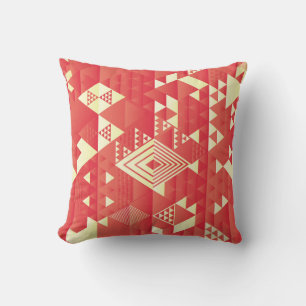 Coussin Décoratif géométrique, éléments vintages abstraits