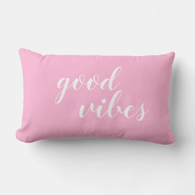 Coussin décoratif Good Vibes  (Recto)