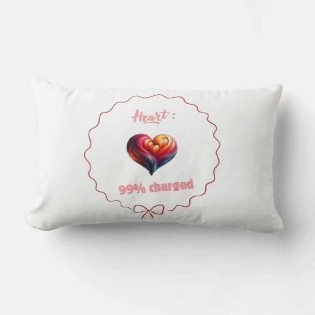 Coussin décoratif -  Heart 99% Charged Lumbar Pillow (Front)