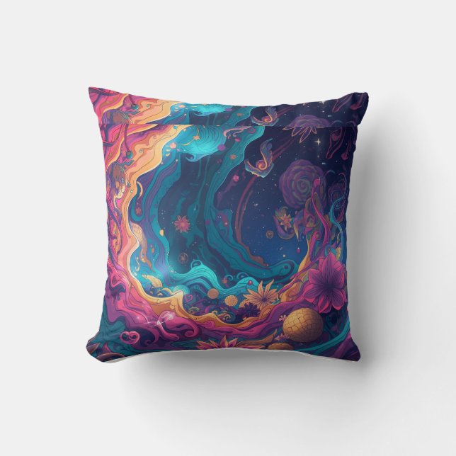 Coussin décoratif hippie (Recto)