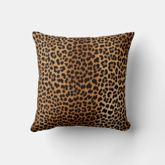Coussin décoratif imprimé léopard Glamoratti
