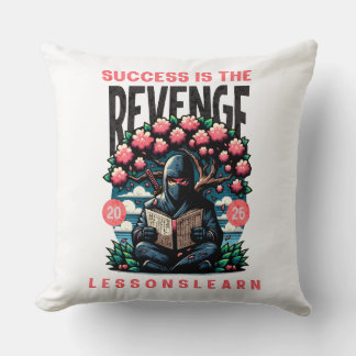 COUSSIN DÉCORATIF LEÇONS DE VENGEANCE RÉUSSIE À LA