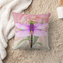 Coussin décoratif libellule