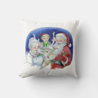 Coussin décoratif M. et Mme Claus