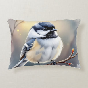 Coussin décoratif Mésange à Tête Noire – Nature &