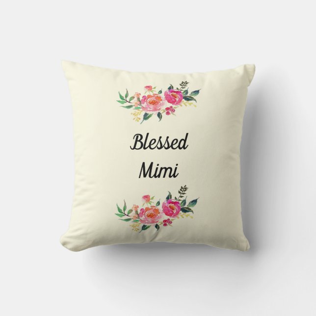Coussin décoratif Mimi bénie (Recto)