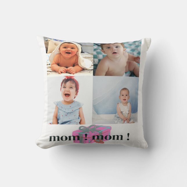 Coussin décoratif mom throw pillow (Front)