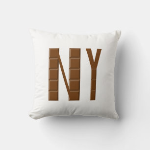 Coussin Décoratif NEW YORK CHOCOLAT