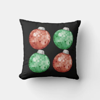 Coussin décoratif Noël Ornement Disco