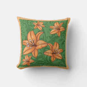 Coussin décoratif Orange Lily