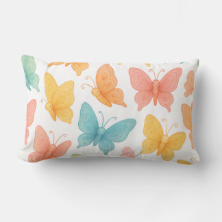 Coussin décoratif "Papillons Fantaisistes"