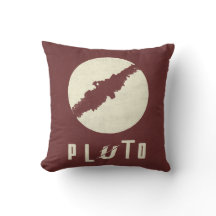 Coussin décoratif planète Pluton espace