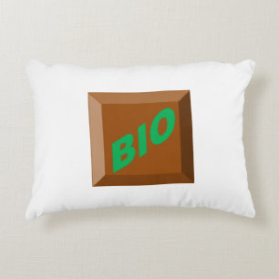 Coussin décoratif pour enfants  CHOCOLAT  BIO