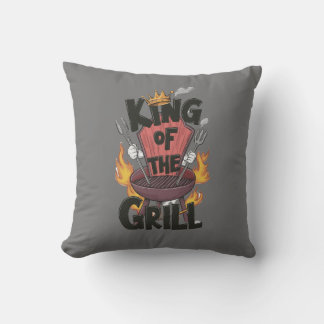 Coussin décoratif | Roi du Grill | FÊTE DES PÈRES
